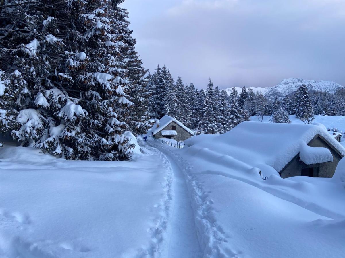 Do-Minus Boutique Home & Private Spa Ca Pedrot Mountain Cottage Monte Carasso Exteriör bild