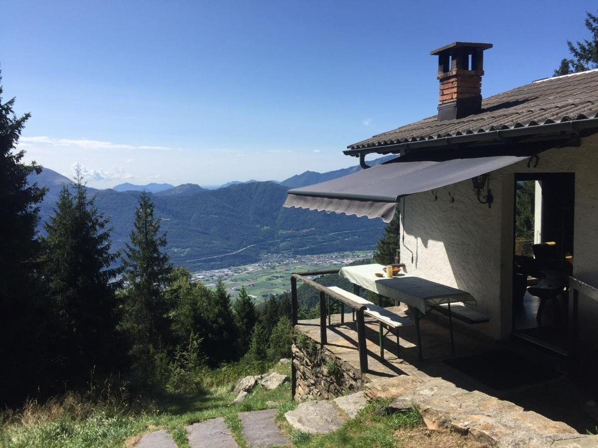 Do-Minus Boutique Home & Private Spa Ca Pedrot Mountain Cottage Monte Carasso Exteriör bild