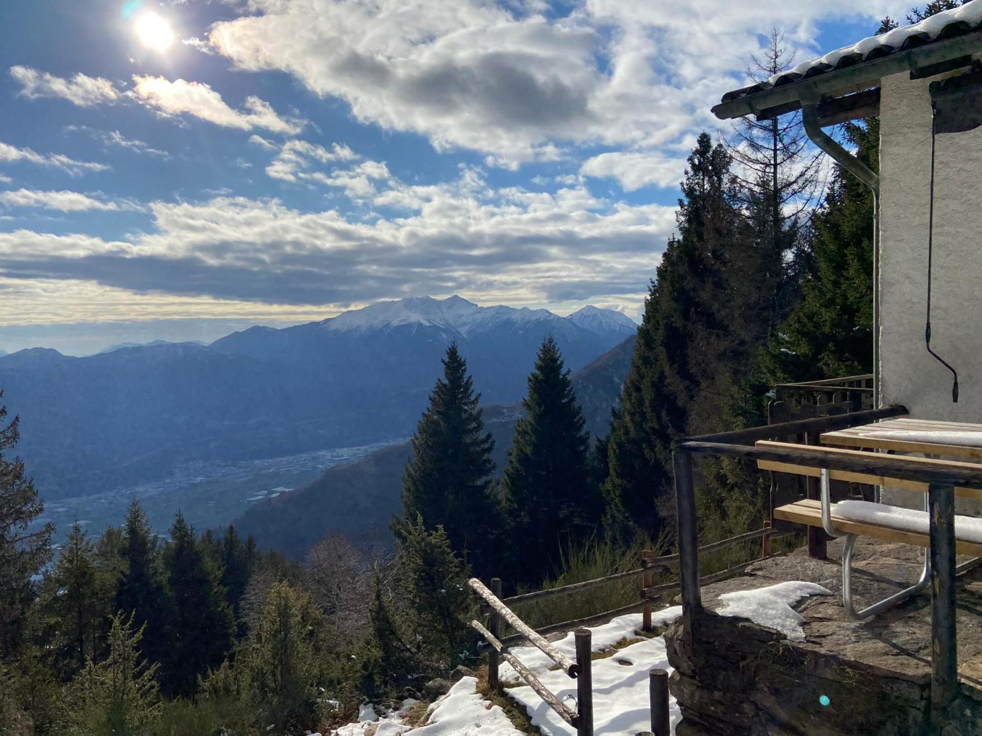 Do-Minus Boutique Home & Private Spa Ca Pedrot Mountain Cottage Monte Carasso Exteriör bild